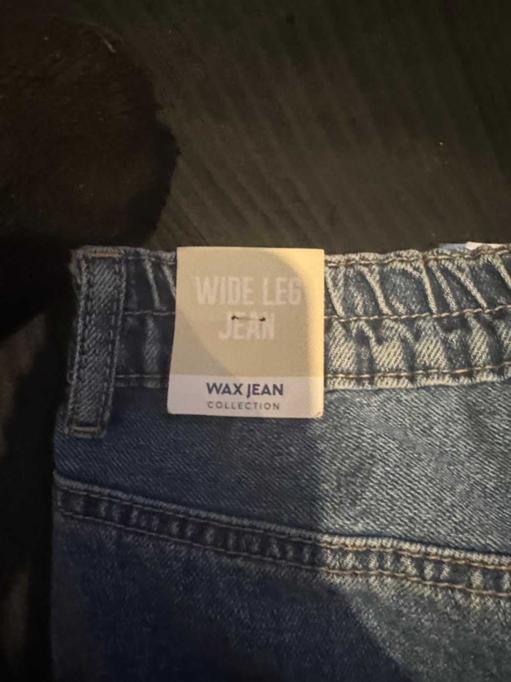 Wax Jean Medium Blue Drawstring Waist Jeans - Picture 5 of 8